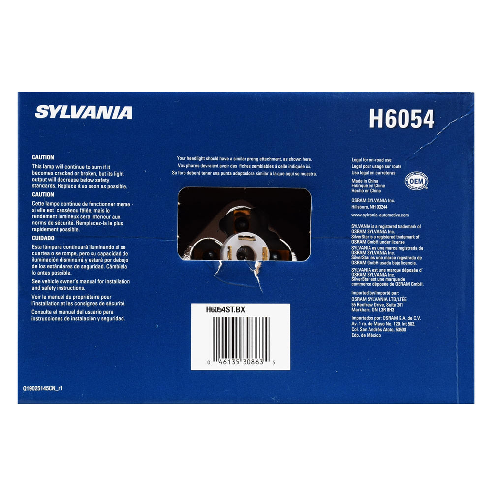 SYLVANIA close-up of filament and reflector highlighting clearer light