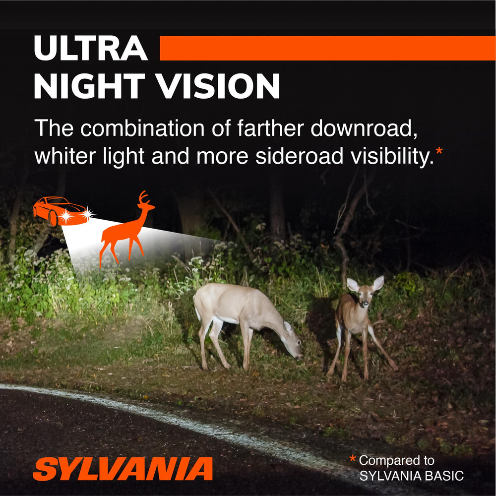 SYLVANIA two H7 bulbs in blister packaging demonstrating matched pair benefit