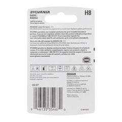 SYLVANIA H8 close-up of glass and filament highlighting durable construction benefit