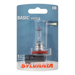 SYLVANIA H8 front packaging showing bulb and compatibility labels for quick selection