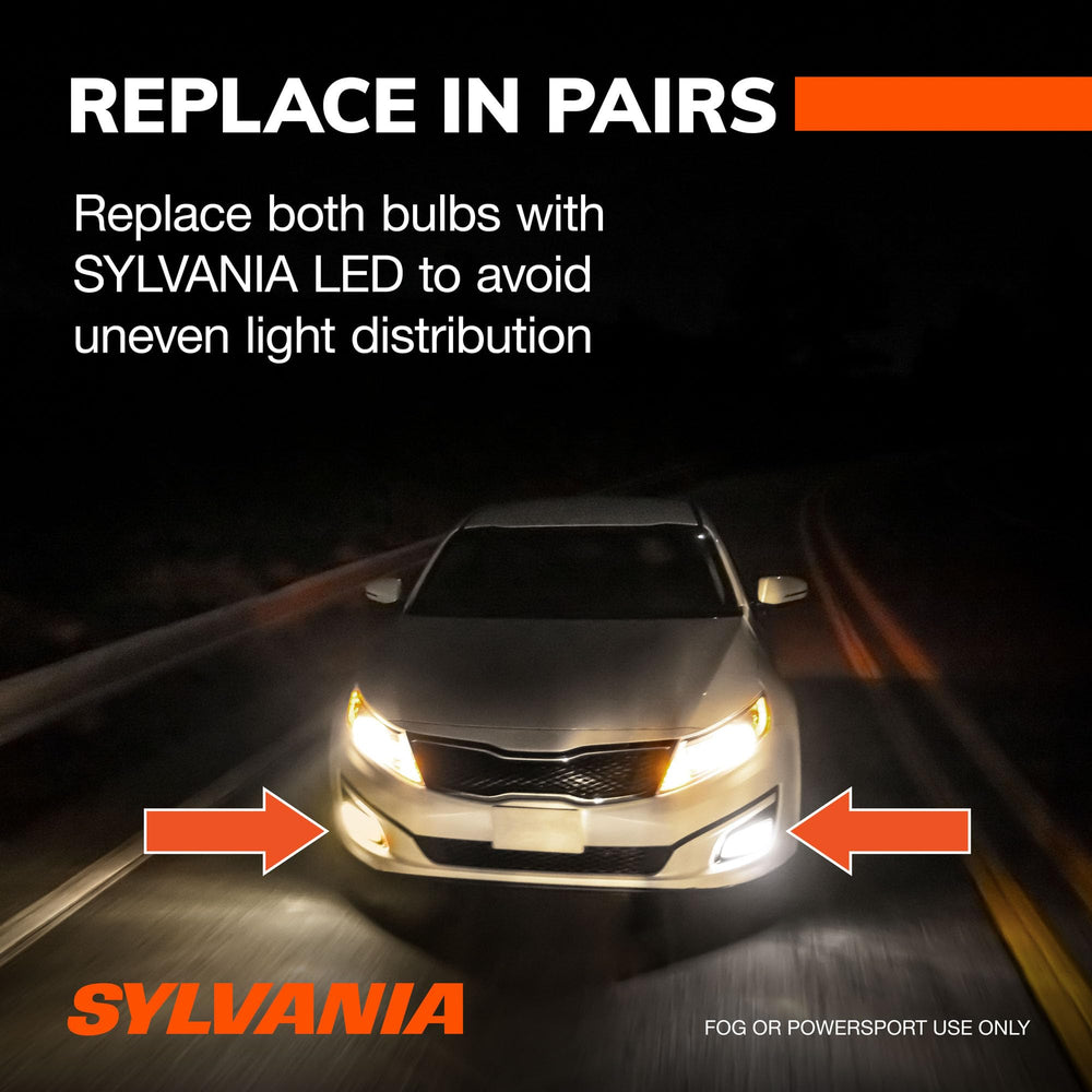 sylvania nighttime drive scene showing enhanced visibility and contrast