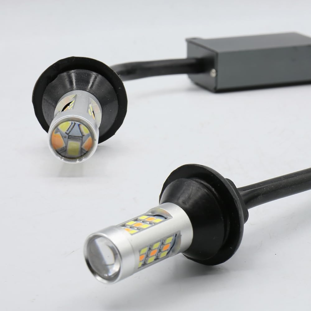 Syneticusa bulb installed in headlamp showing secure fit and plug-and-play benefit