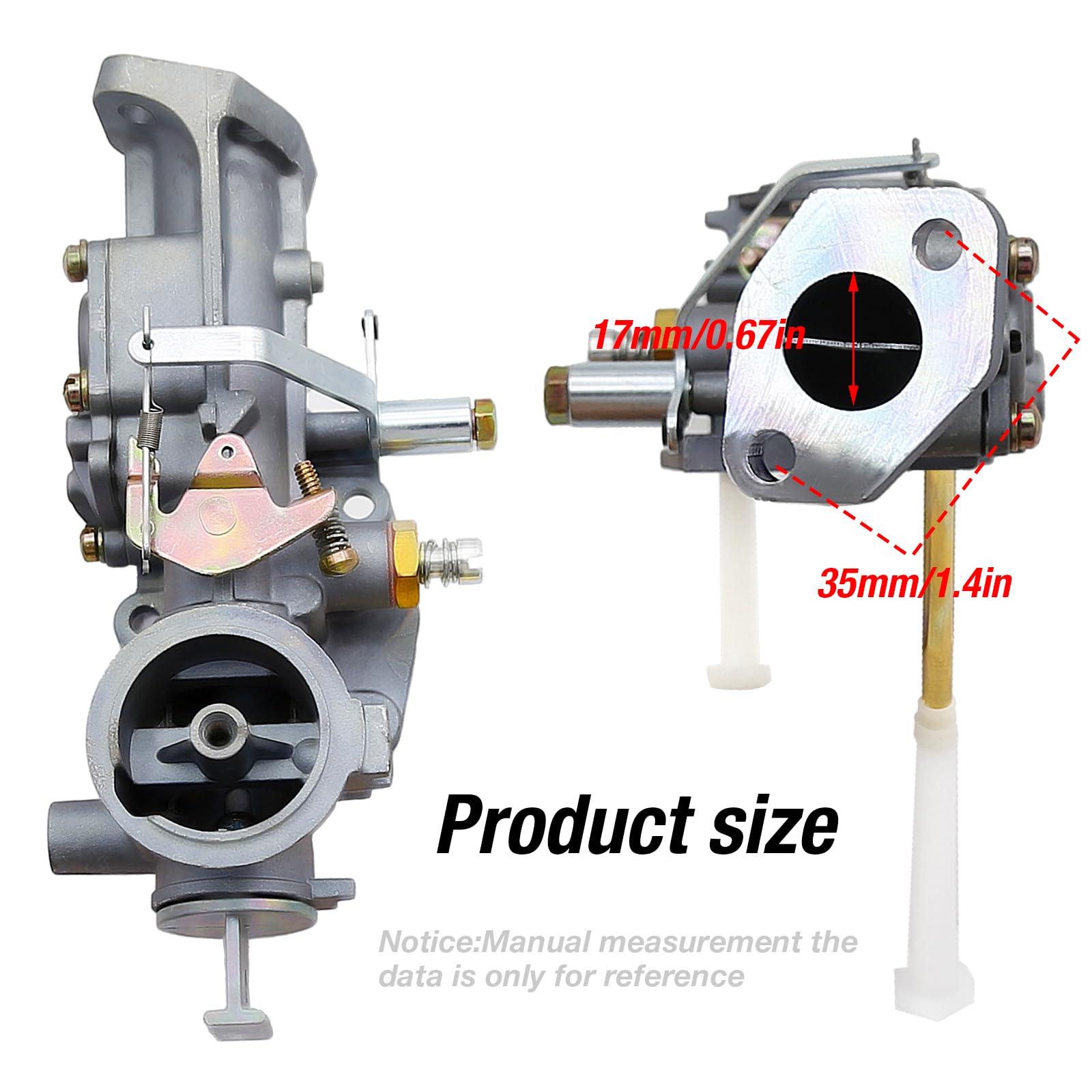 SYOWADA carburetor installed on small engine demonstrating direct-fit ease