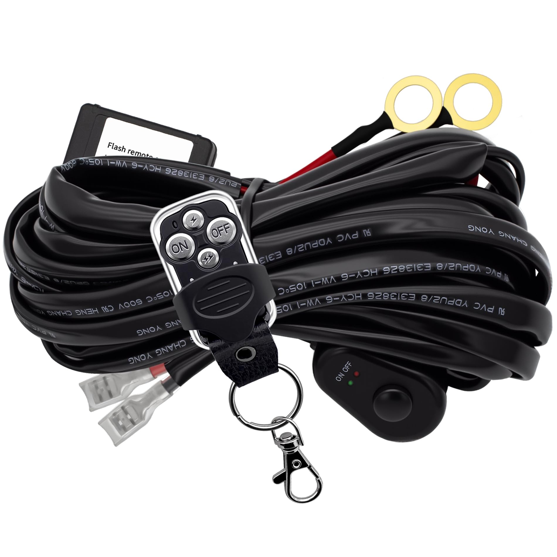 Szdystar front view of full wiring harness showing durable build and easy install