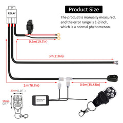 Szdystar switch and remote closeup showing compact control and easy operation