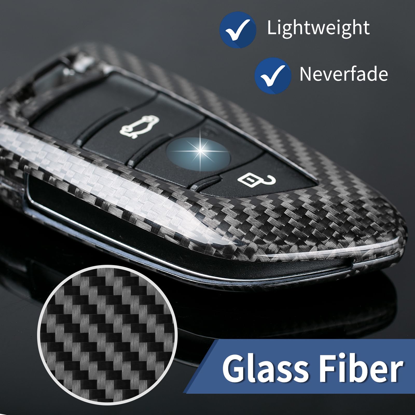 T-carbon close-up of 3K glass-fiber texture for improved grip