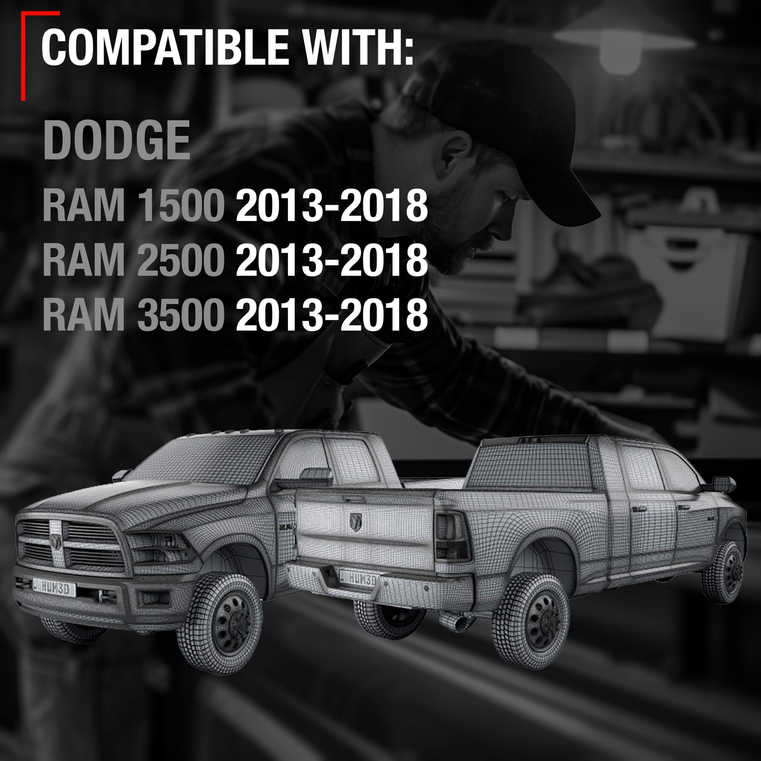 T1A installed on Ram tailgate showing restored appearance and function