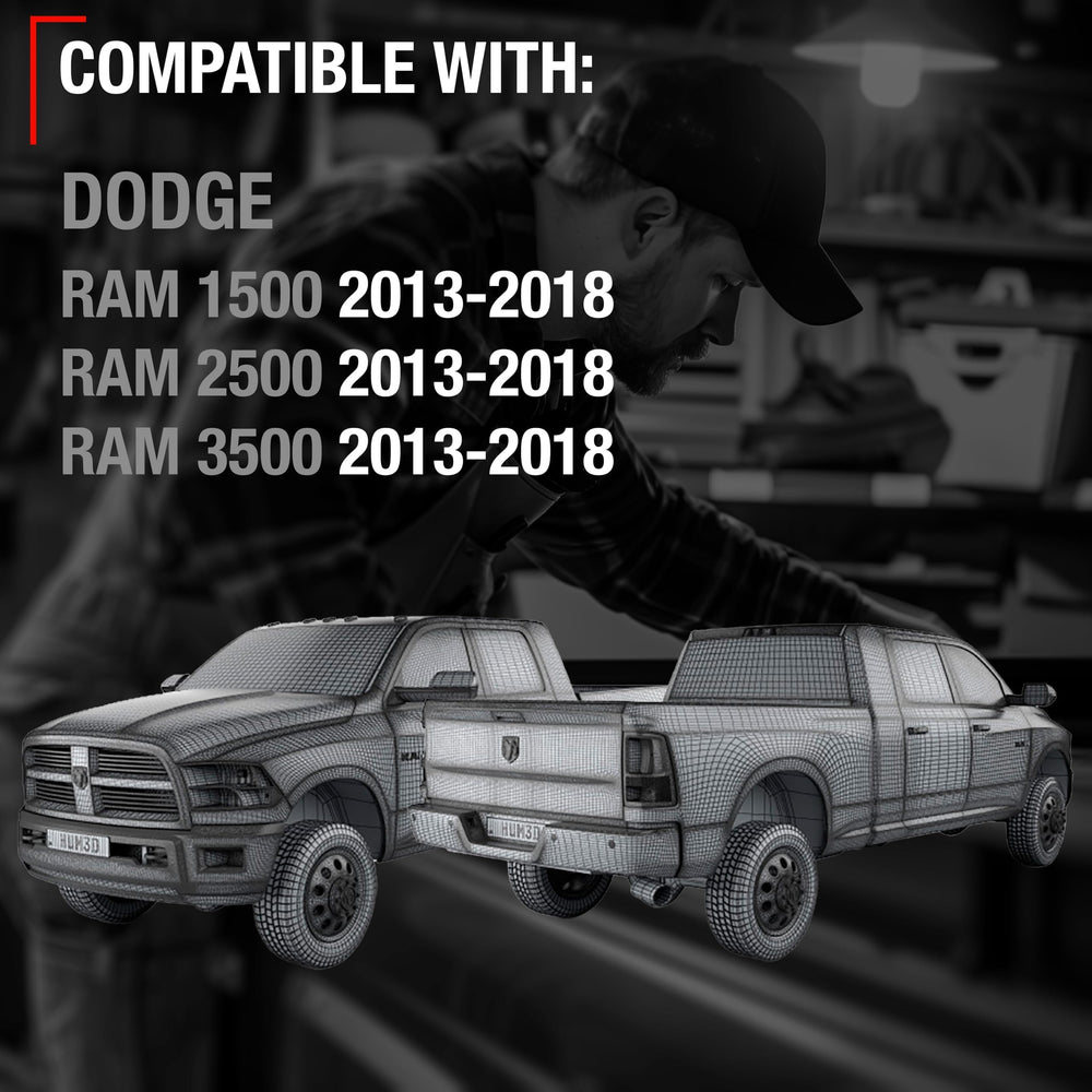 T1A installed on Ram tailgate showing restored appearance and function