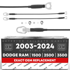 T1A front packaging showing replacement tailgate cables and benefits