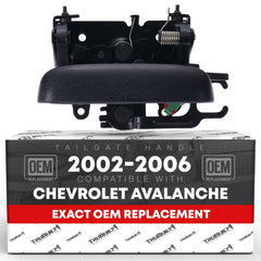 T1A front view handle showing textured black finish and OEM fit benefit