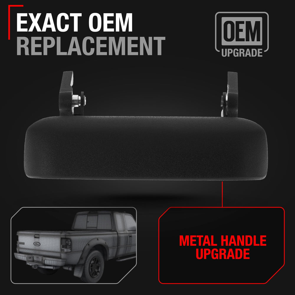 T1A handle installed on Ford Ranger demonstrating correct fit and function