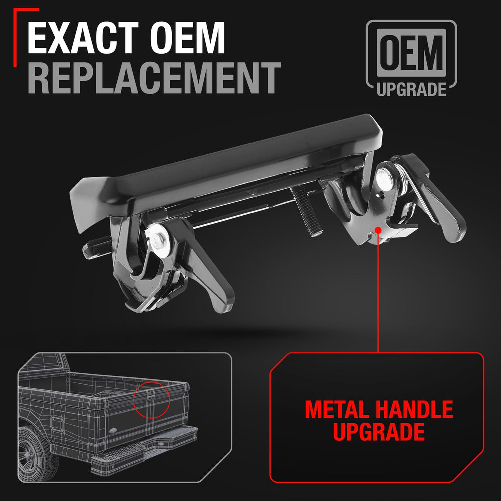 T1A installed on pickup tailgate demonstrating secure operation