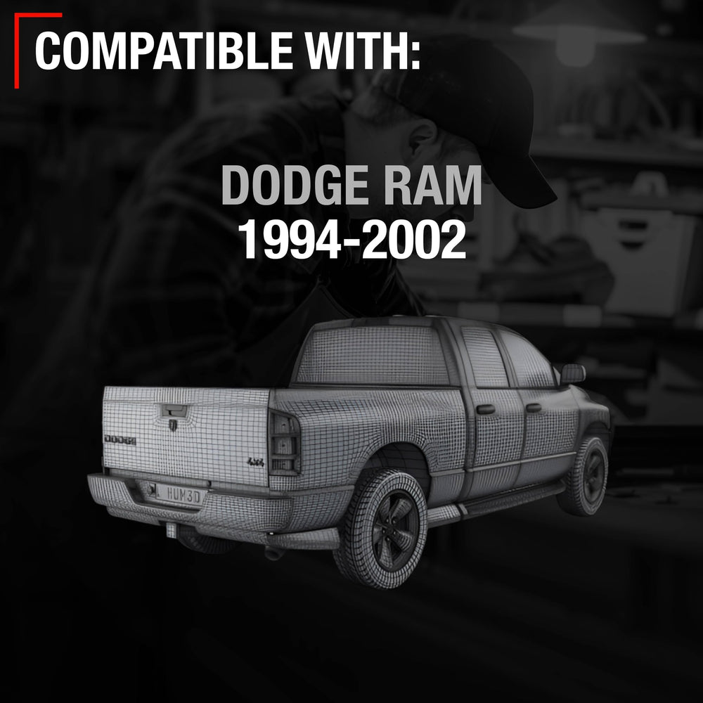 T1A installed on Dodge Ram tailgate demonstrating restored support and smooth operation