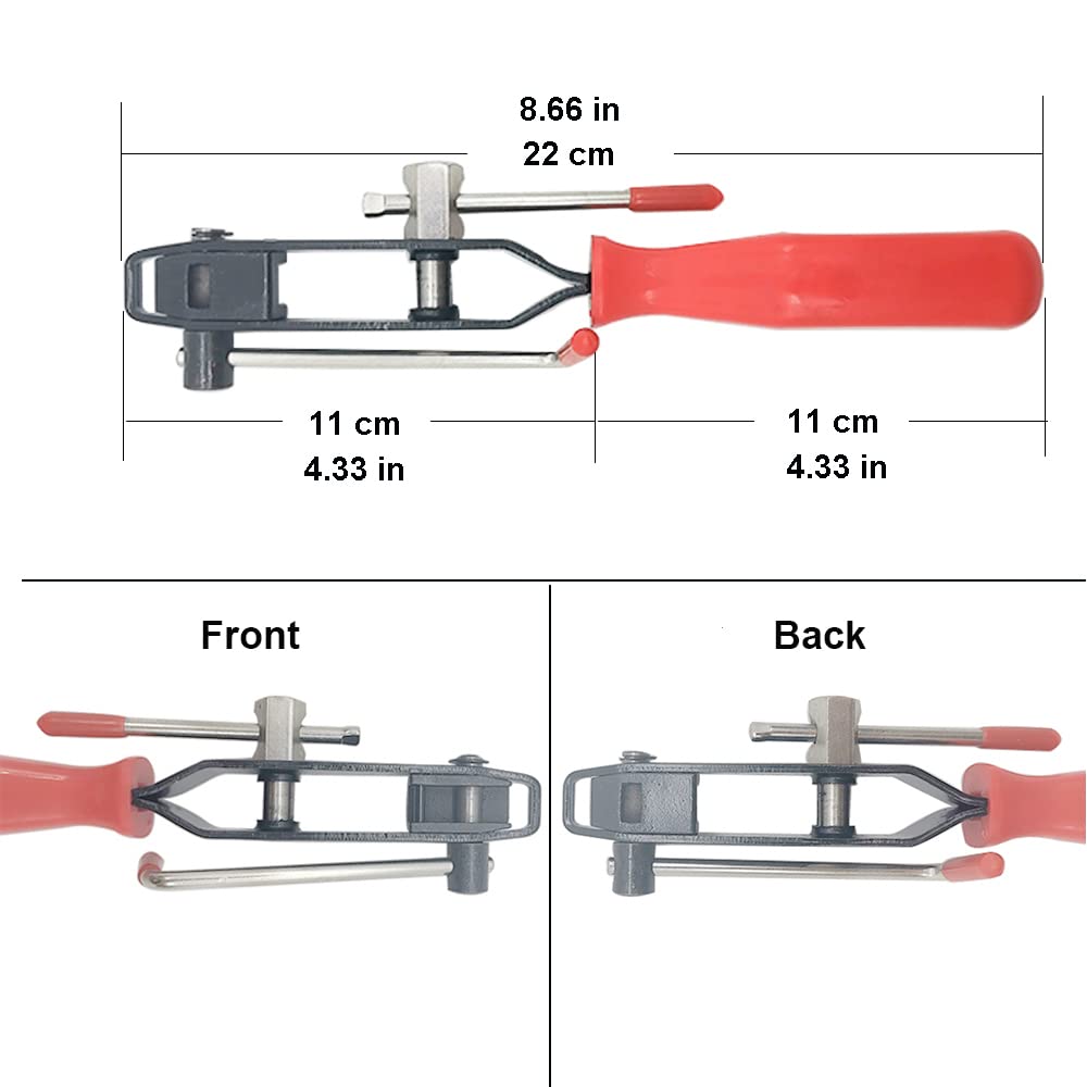 Tabazy tool tightening clamp on axle demonstrating secure installation benefit consistent tension