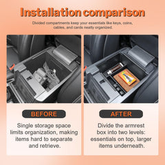 TACOBRO top view revealing divided compartments for organized small items