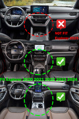 TACOBRO tray installed in Explorer center console for quick access benefit