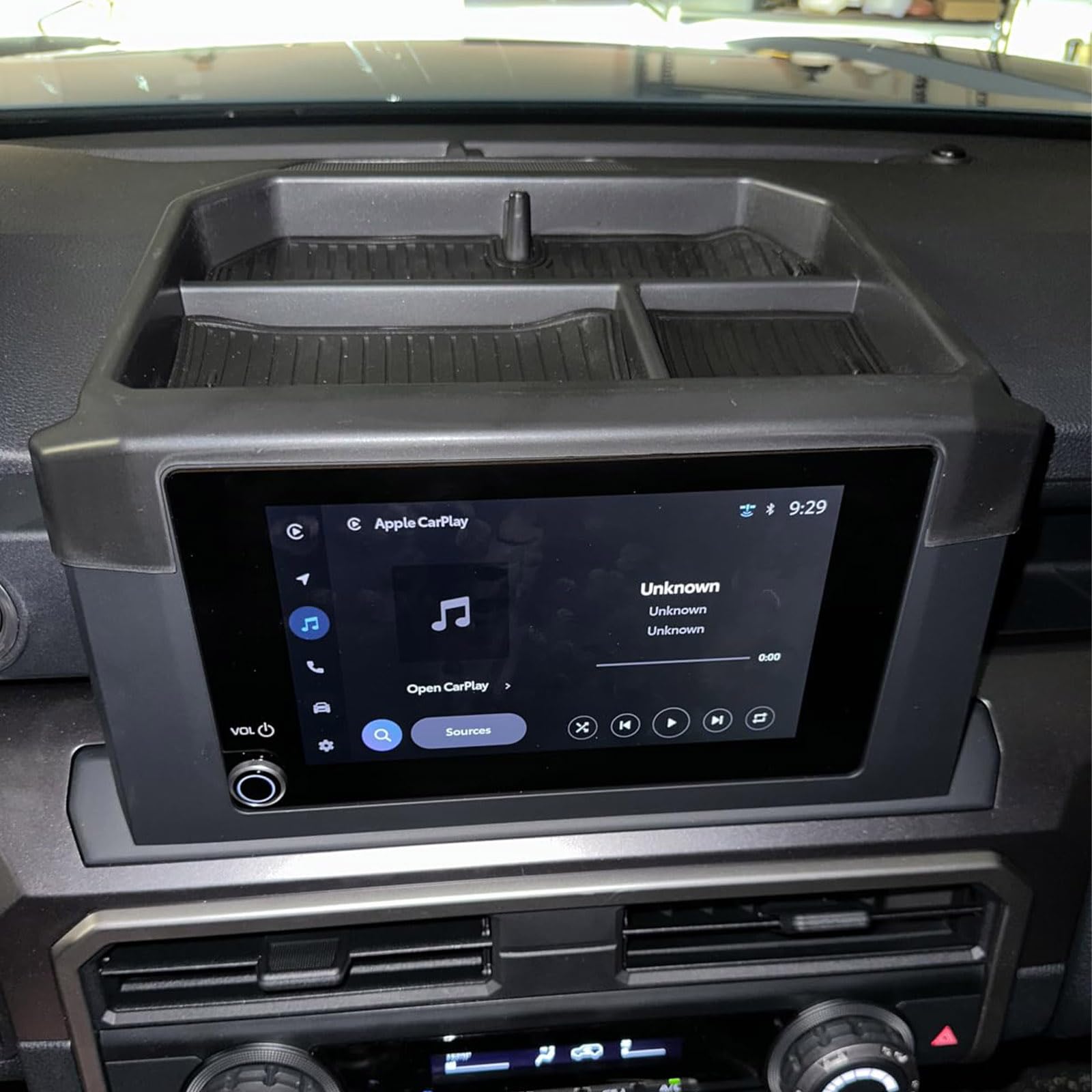 TACOBRO lifestyle shot of tray in use during daily driving