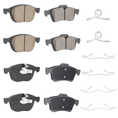 TadaMark front brake pad profile showing shape and quiet operation benefit