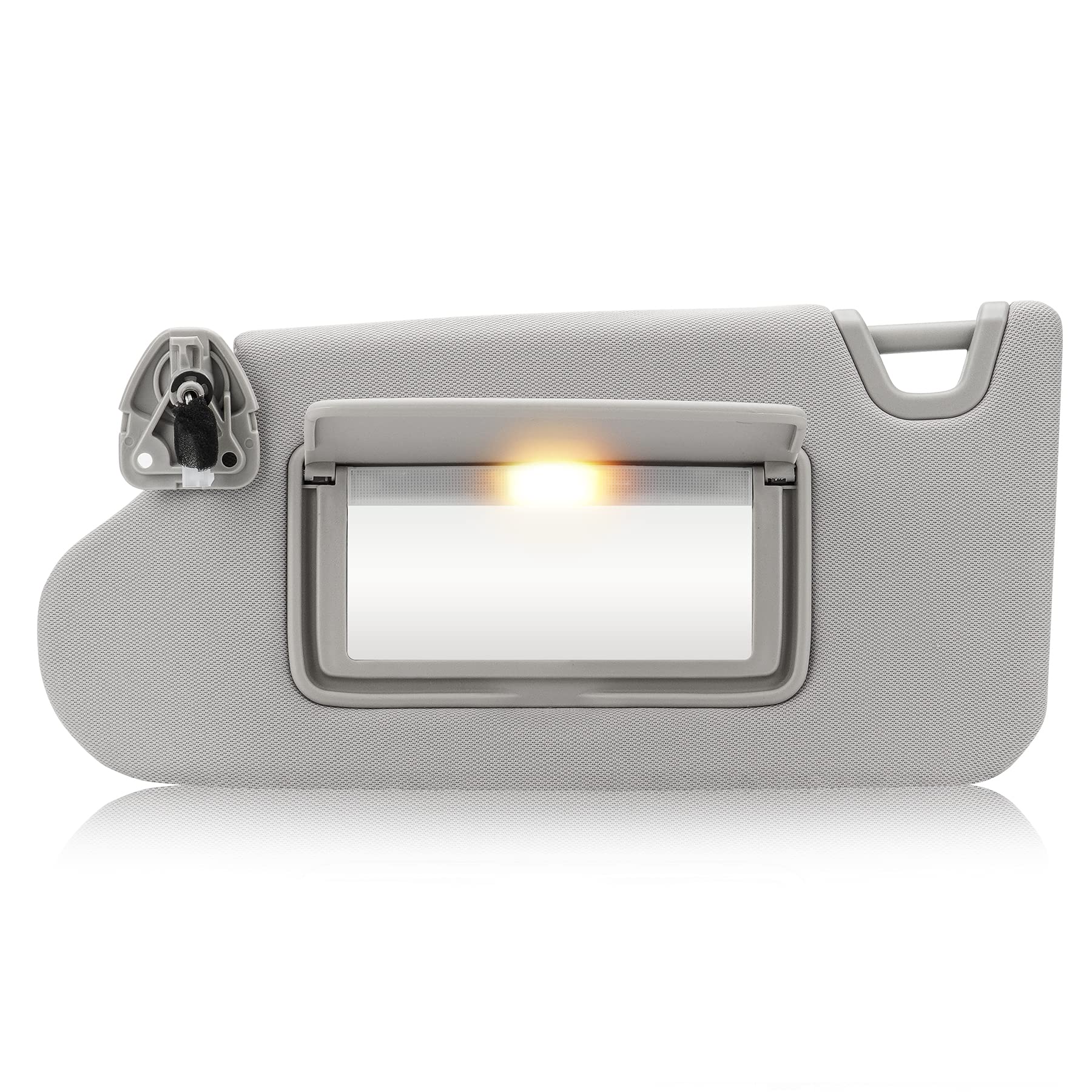 TadaMark left driver sun visor front view showing fit and finish