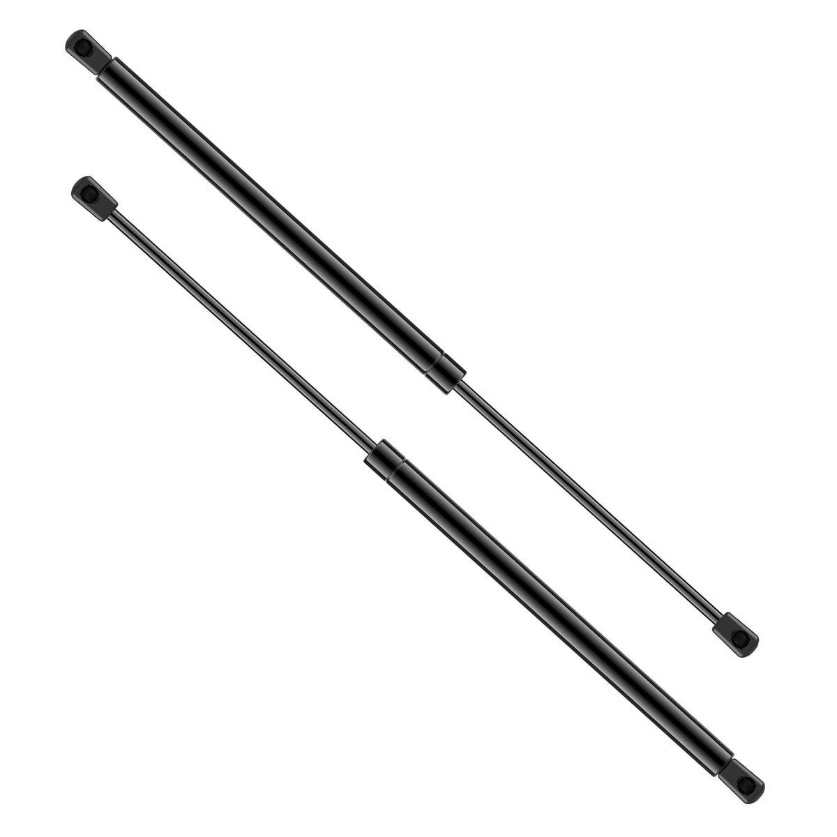 TadaMark front view of rear liftgate struts showing both pieces and fit