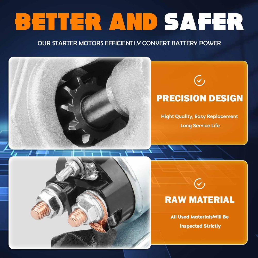 TadaMark starter side profile illustrating compact PMGR design and strength