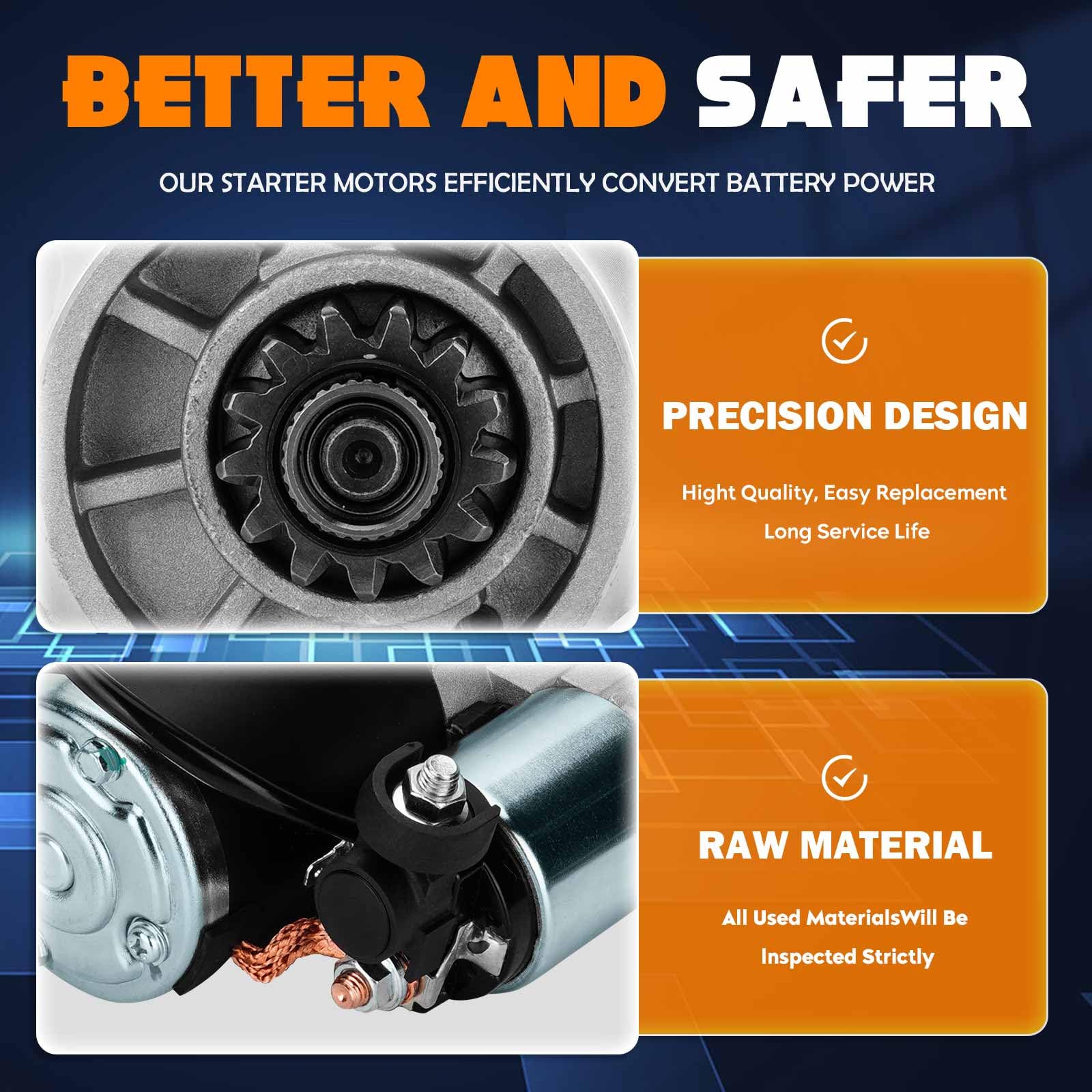 TadaMark starter solenoid side detail highlighting durable engagement and reliable operation