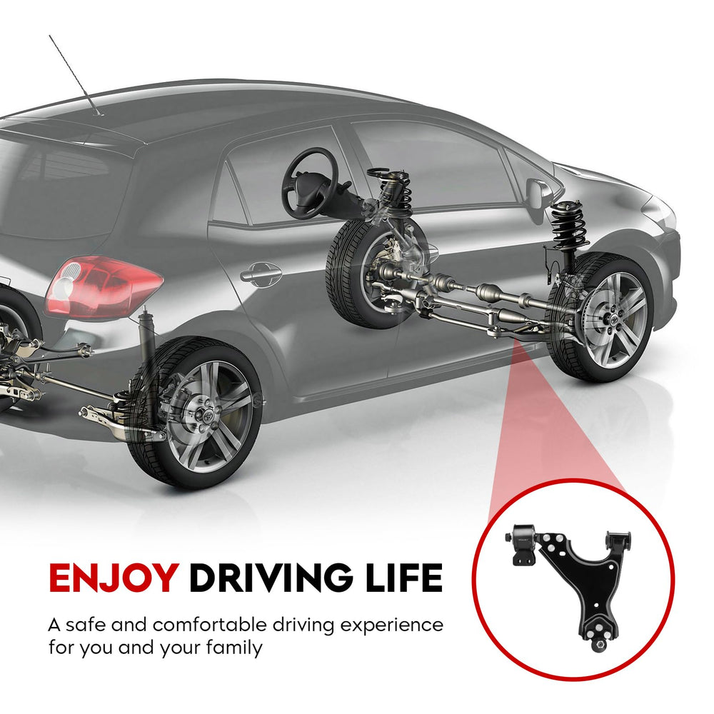 TadaMark sway bar end link and tie rod end assembled highlighting correct fit for stability