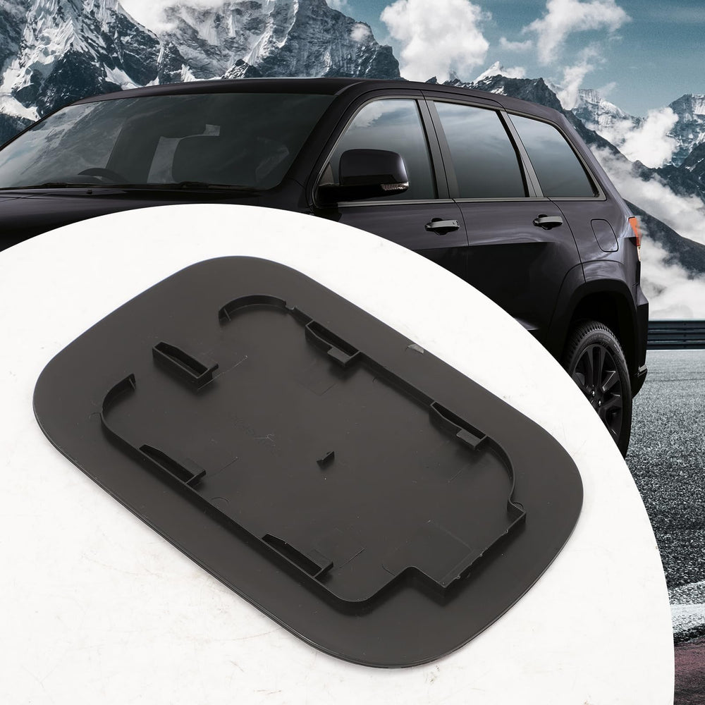 Taesayl fuel door installed on Durango showing correct alignment and improved function