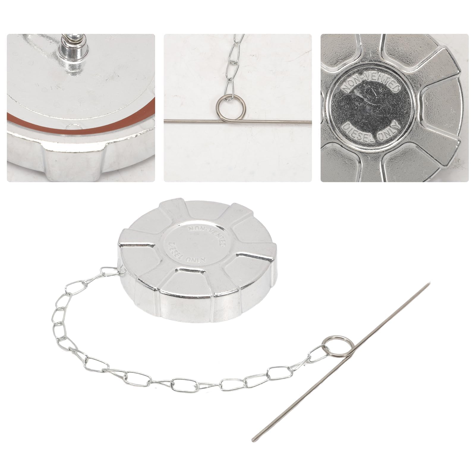 Taesayl packaged cap with gasket and chain highlighting ready-to-install kit