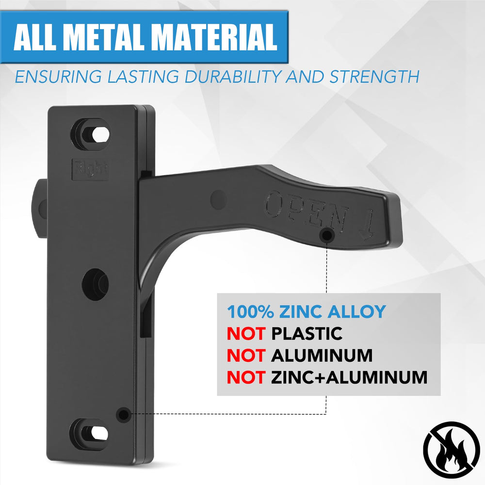 TAGLLY zinc alloy handle close-up highlighting corrosion resistance and strength benefits