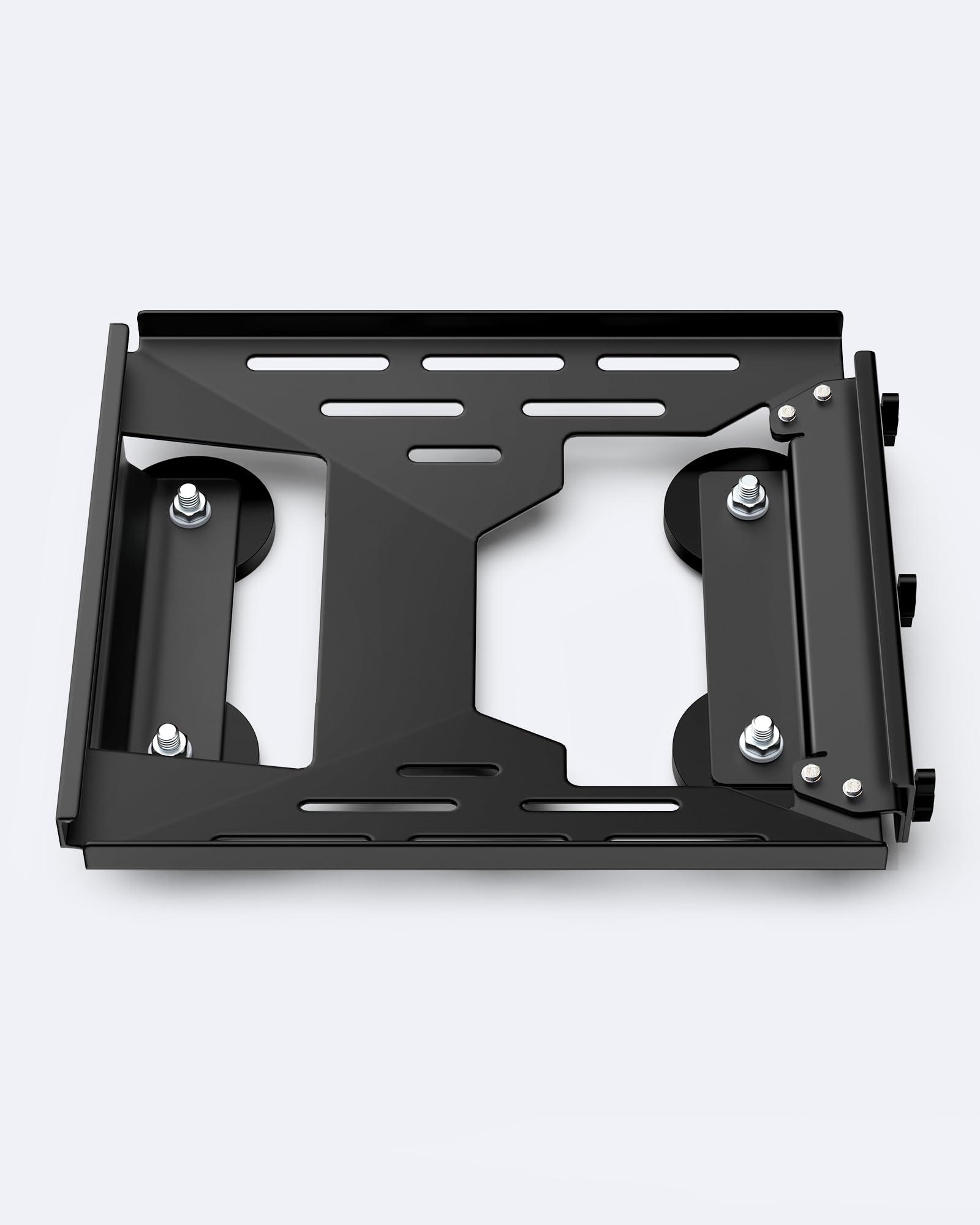 TAILBB mount next to a hand demonstrating compact size and transportability