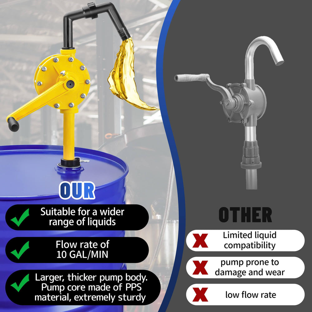 TALFIT pump transferring diesel from a 55 gallon drum for fast on-site fueling