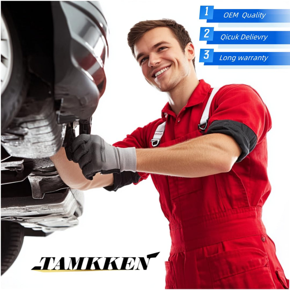 TAMKKEN thermostat installed in engine bay showing proper fitment advantage