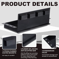 Tandefio spray can holder storing cans neatly to prevent spills and free bench space