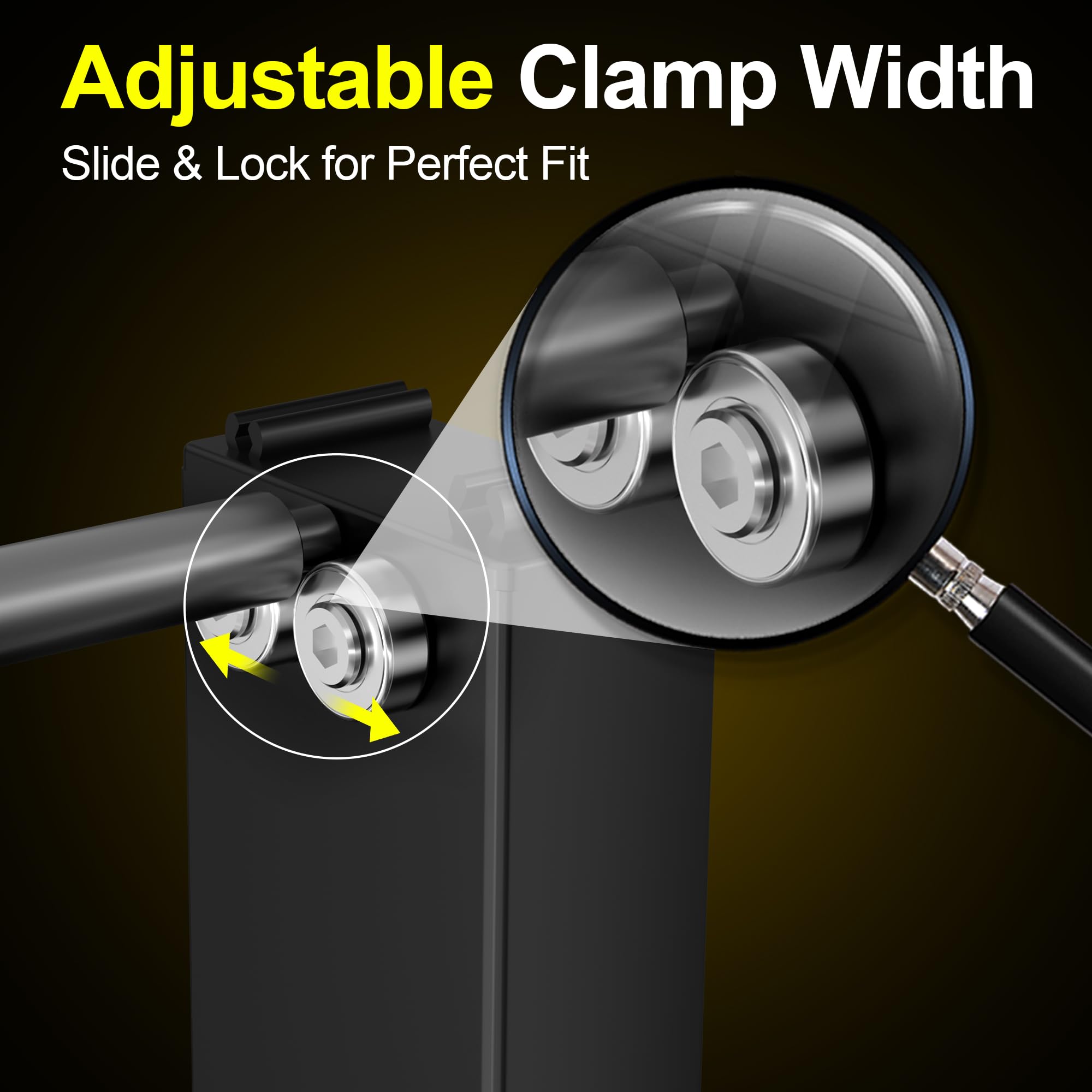 Tanfix centering cones close-up showing adjustable fit and secure hold benefit