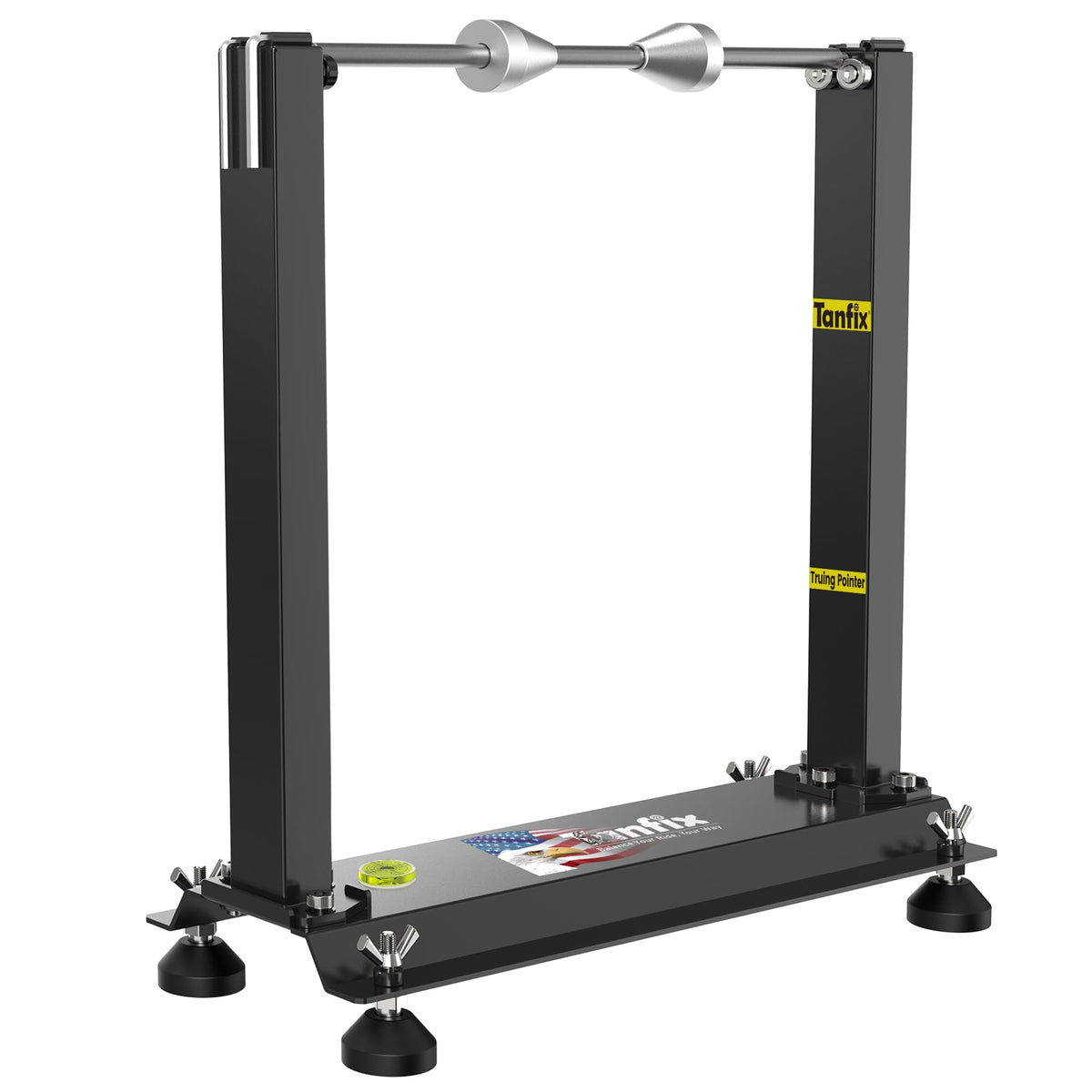 Tanfix balancer front view showing compact design and ready-to-use benefit
