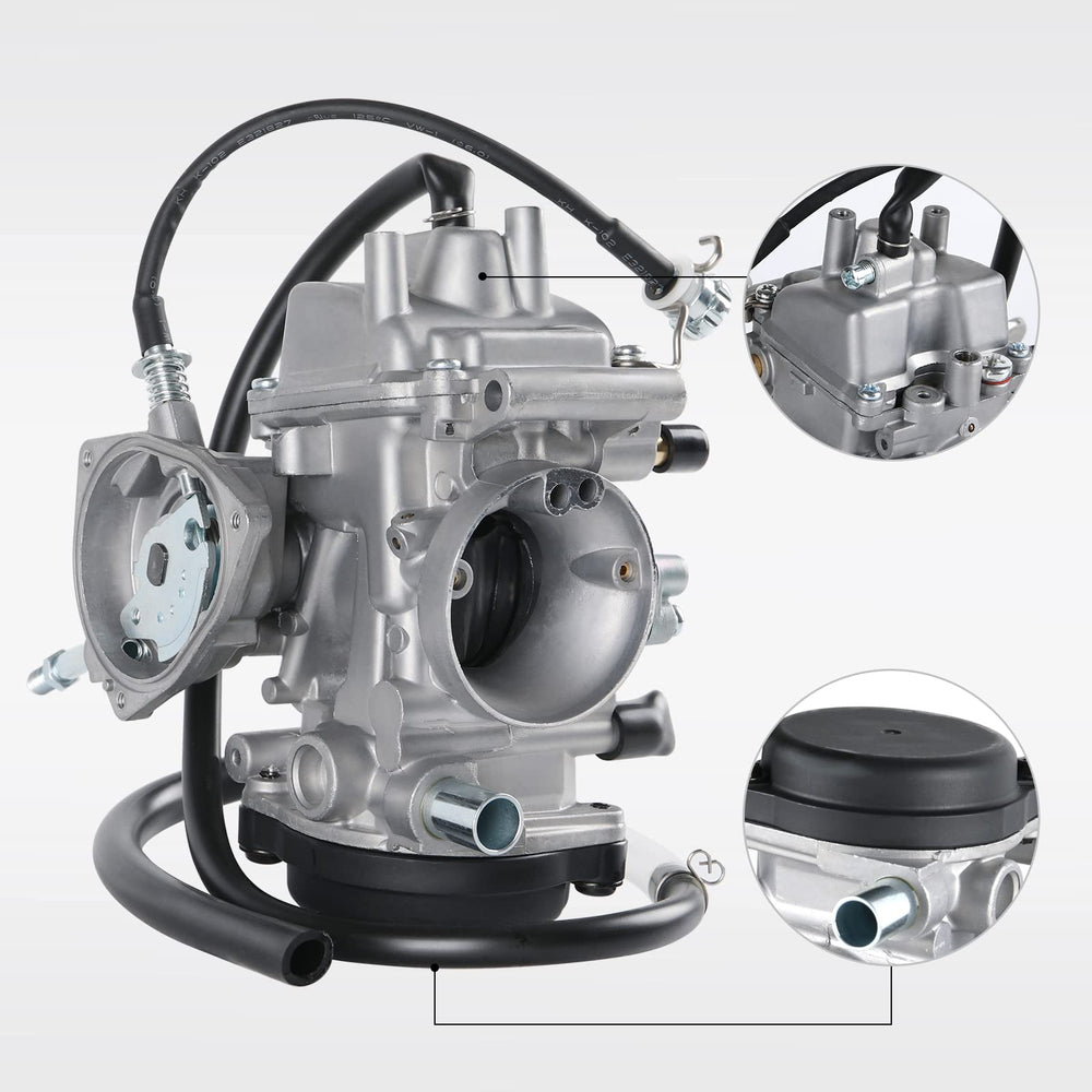 TANG carburetor with air filter fuel filter and brush demonstrating ready-to-install kit