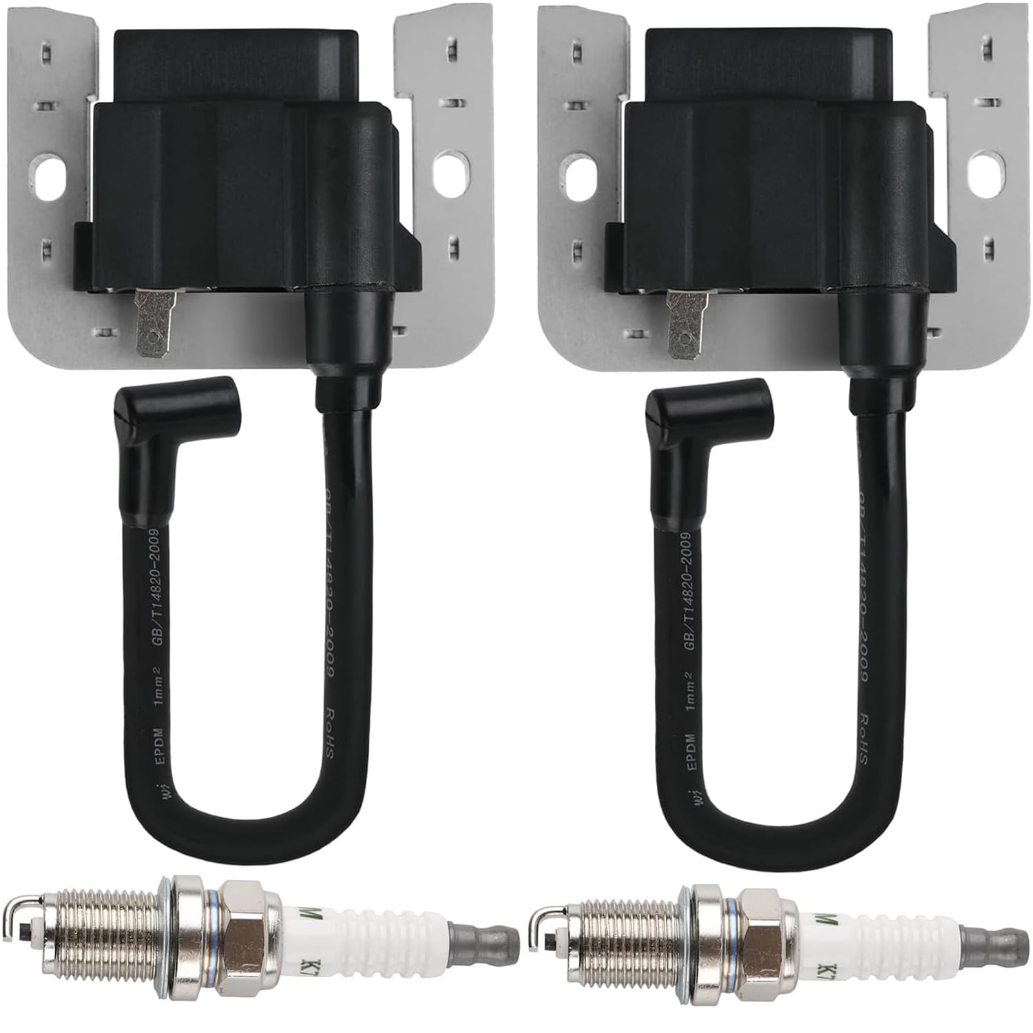 TANG ignition coil front view showing mounting holes and compact design for easy replacement