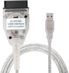 Taotao front view OBD K+CAN cable showing connector, reliable diagnostics