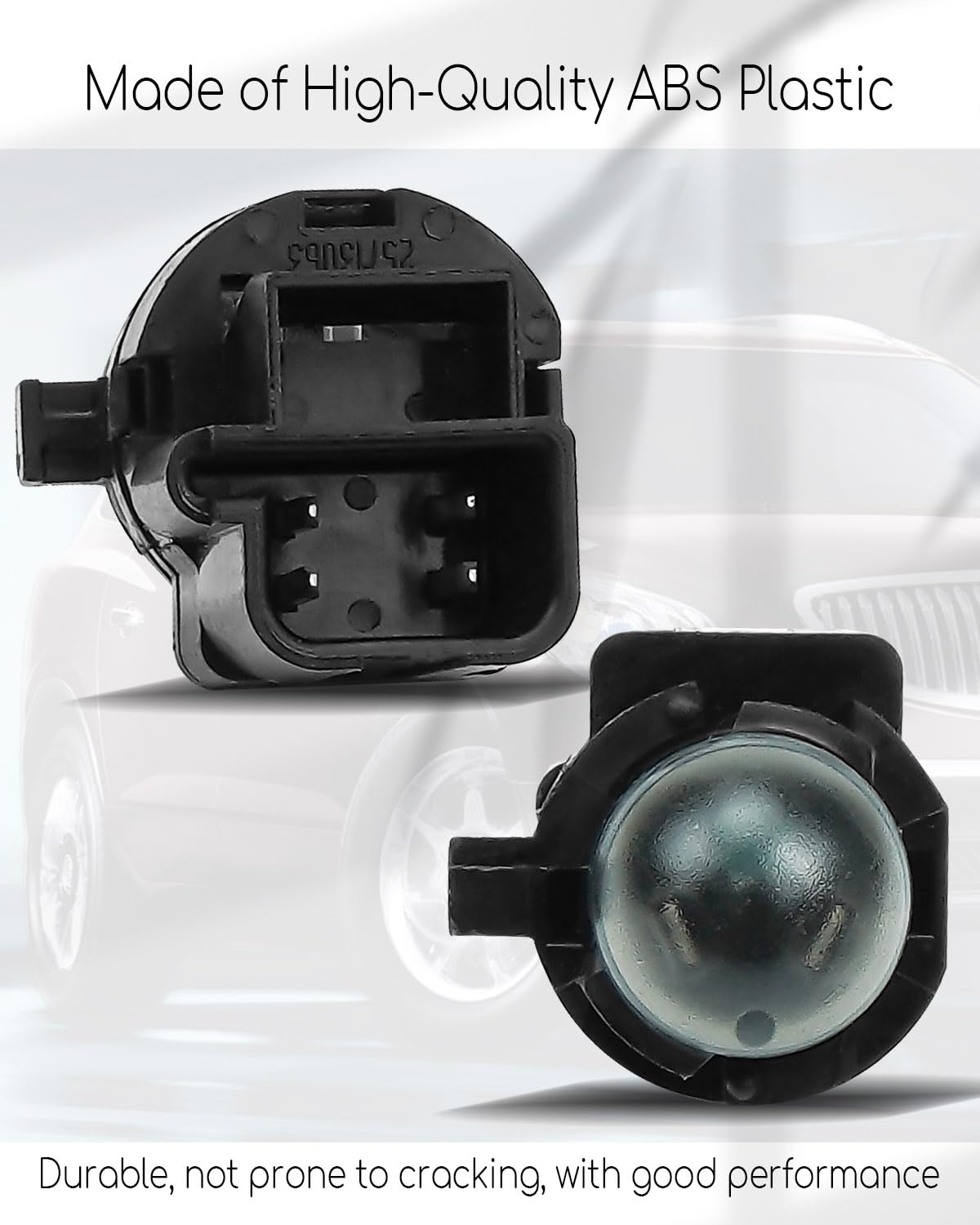 Tavaski side profile of sensor mounting point displaying durable ABS construction