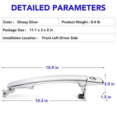 TAYATUO handle installed on vehicle demonstrating correct fitment advantage