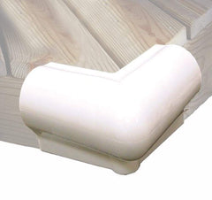 Taylor Made front view of white 6x6 corner bumper showing clean finished edge and protection