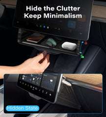 TAZENI textured silicone liner detail preventing items from sliding during driving