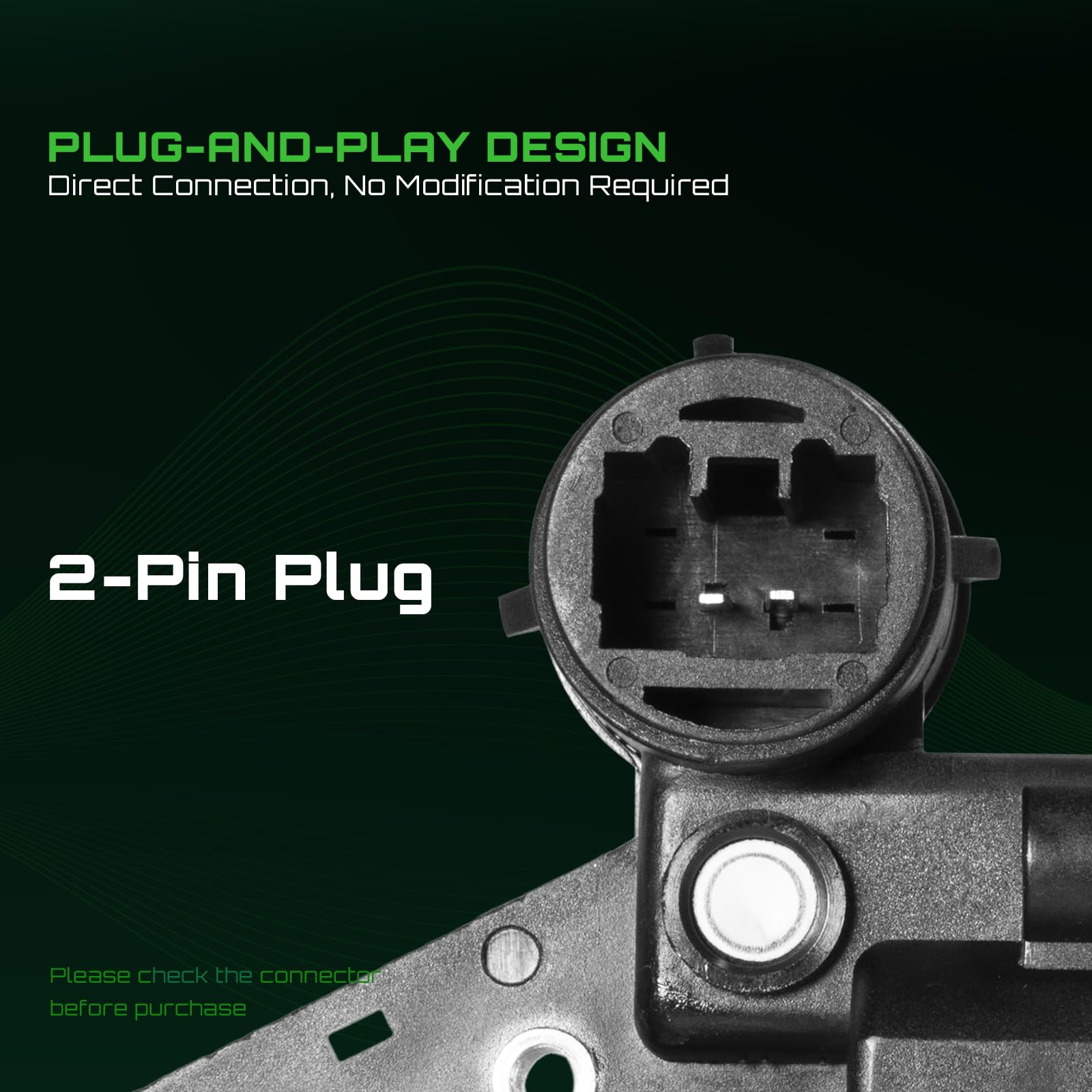 TCFWED motor back plate and gear housing illustrating durable components benefit