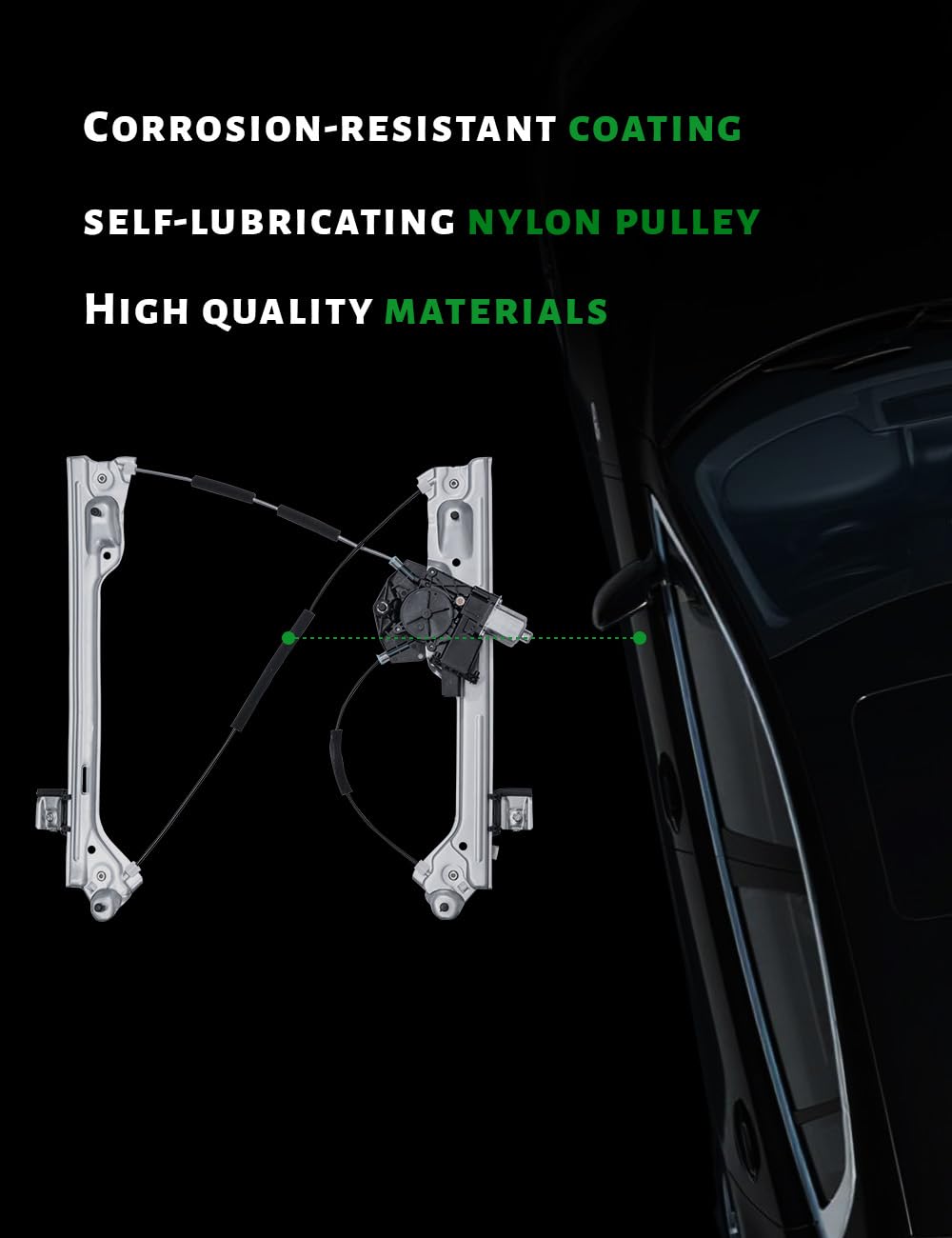 TCFWED packaging and included hardware showing ready-to-install convenience