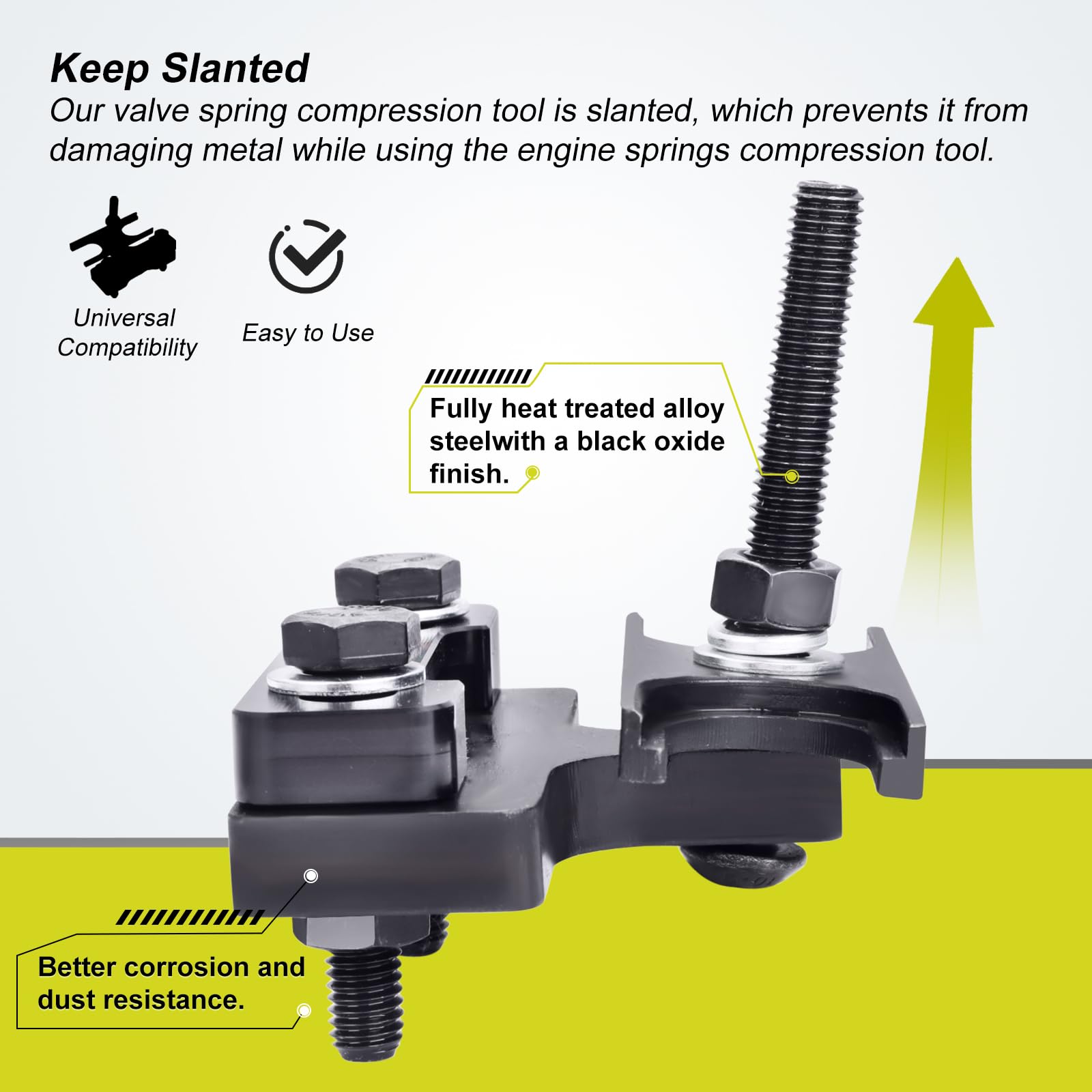 TCHENPART air hose attached to tool demonstrating secure pressurization benefit