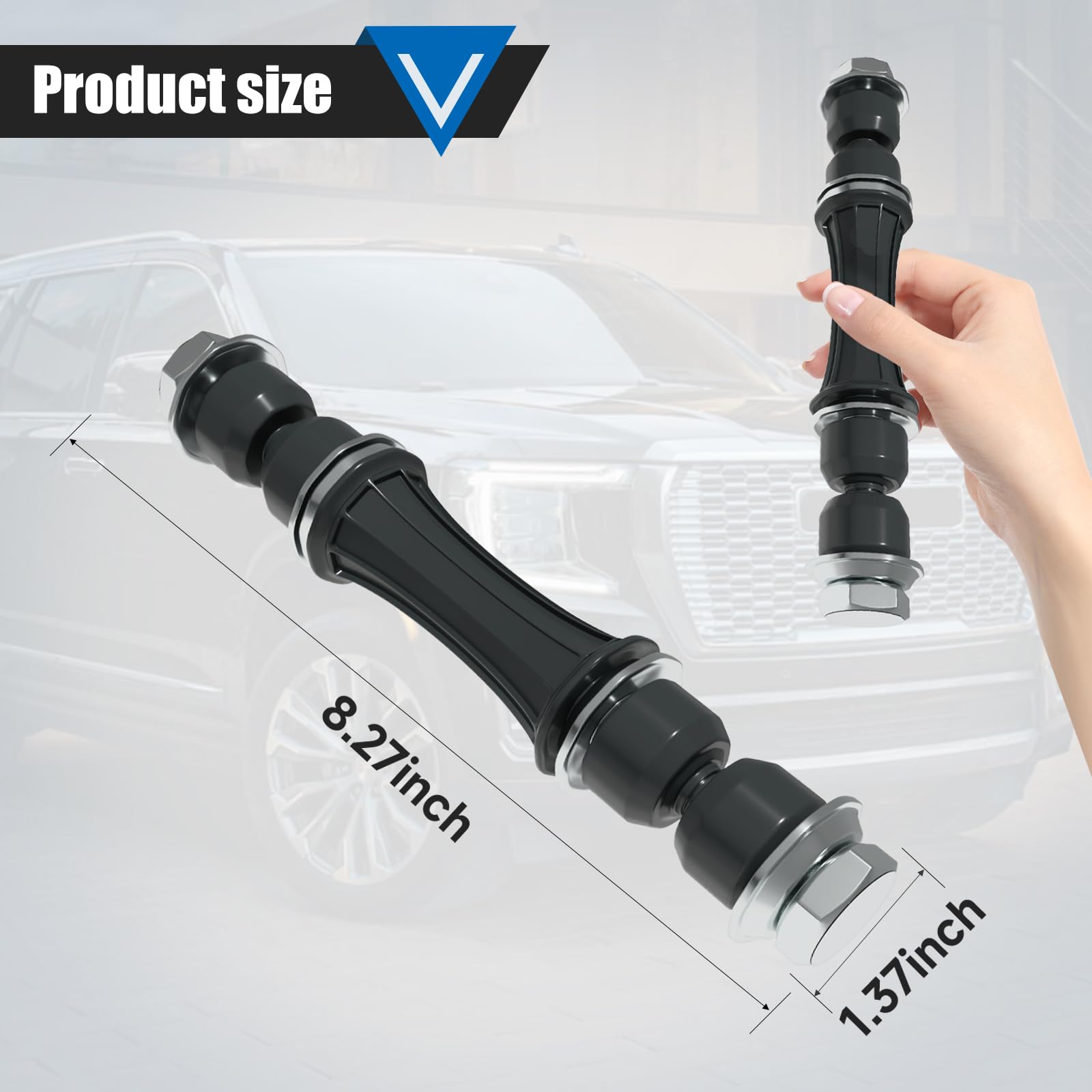 TCHENPART-equipped truck cornering smoothly illustrating better handling benefit