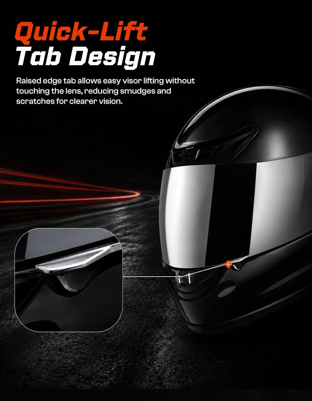 TCMT helmet chin strap with D-ring closure showing secure, adjustable fit