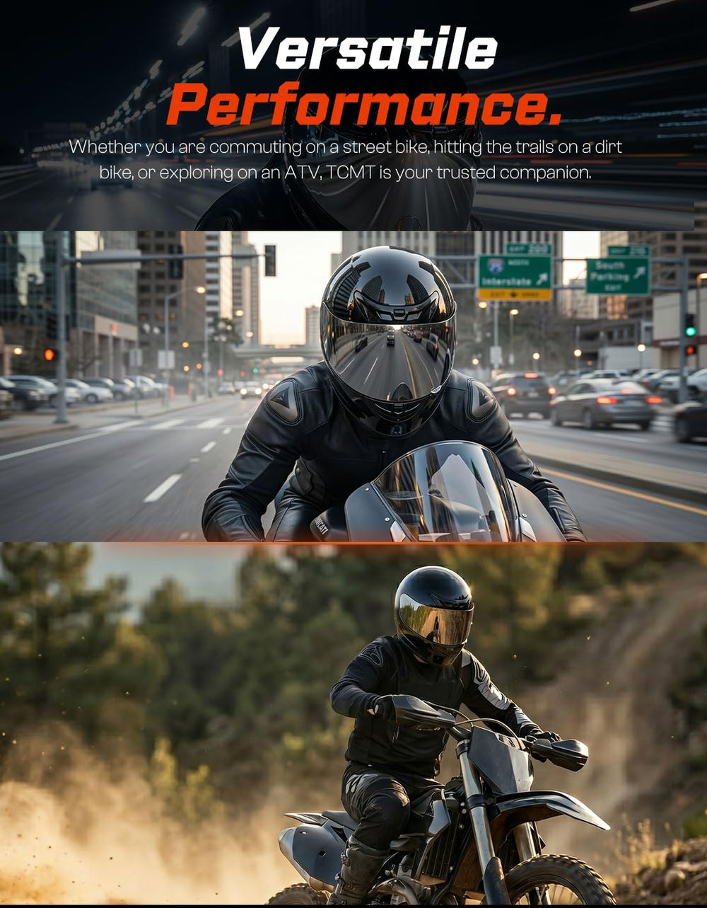 TCMT helmet packaging and DOT label close-up showing certification details