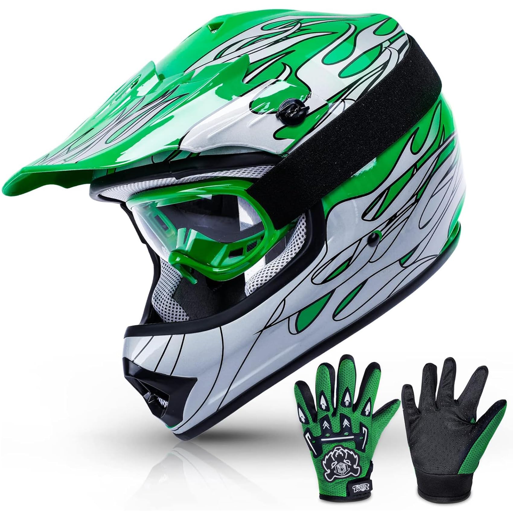 TCMT youth helmet front profile showing secure chin protection and visibility benefit
